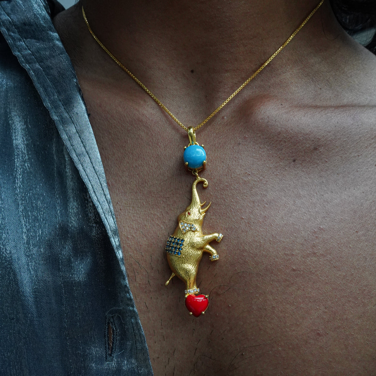 Circus Elephant Pendant