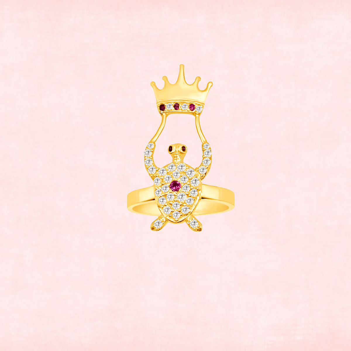 Turtle Crown Ring