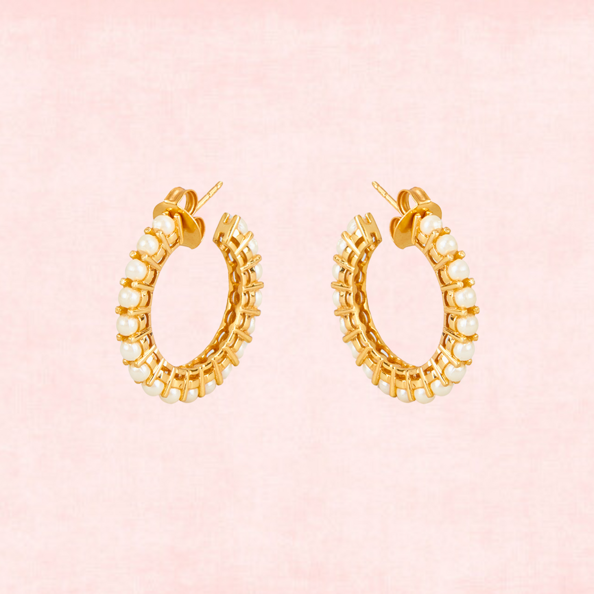 Pearl Hoops