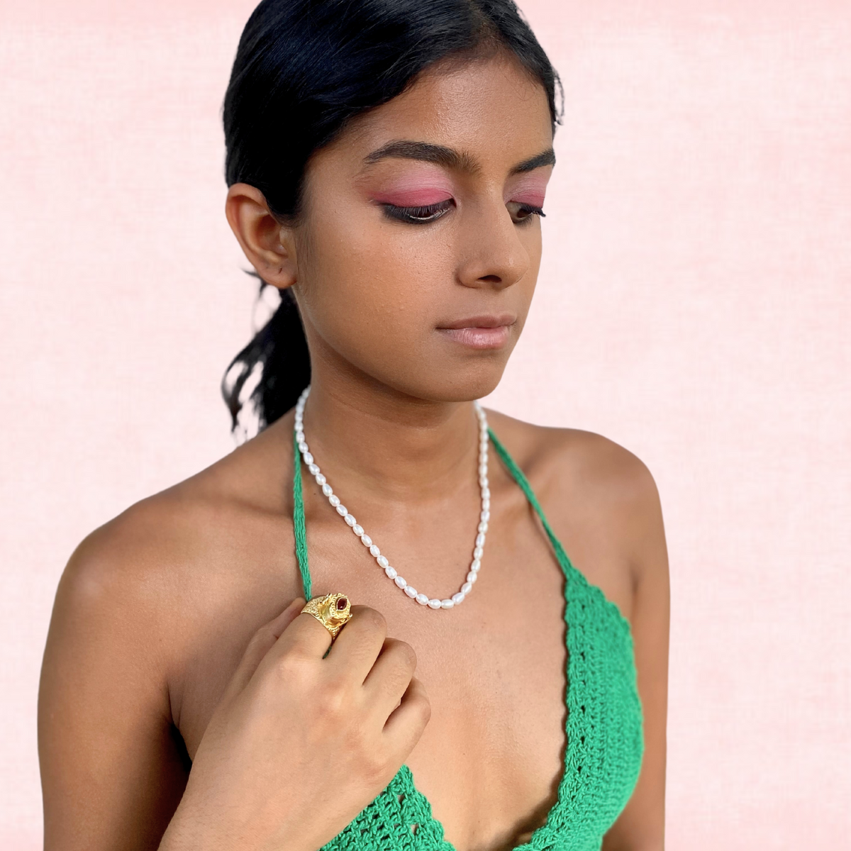 Peony Pearl Chain