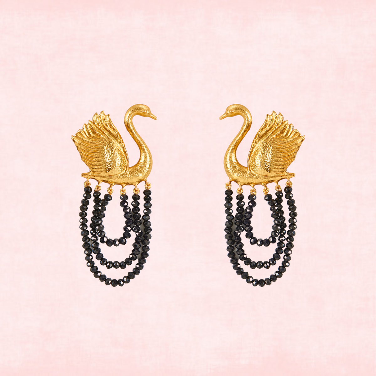Swan Earrings